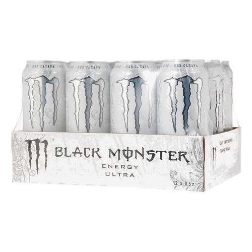 Энергетический напиток Black Monster Energy Ultra 12 шт 449 мл в Перекресток