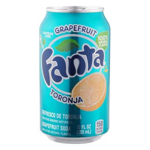 Напиток безалкогольный сильногазированный Fanta grapefruit жестяная банка 0.355 л в Перекресток