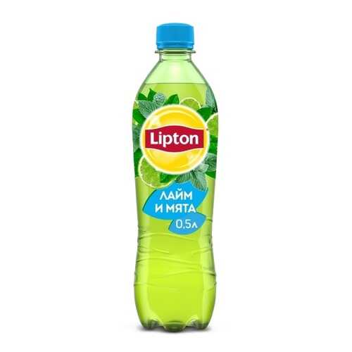 Чай зеленый Lipton лайм и мята 0.5 л в Перекресток