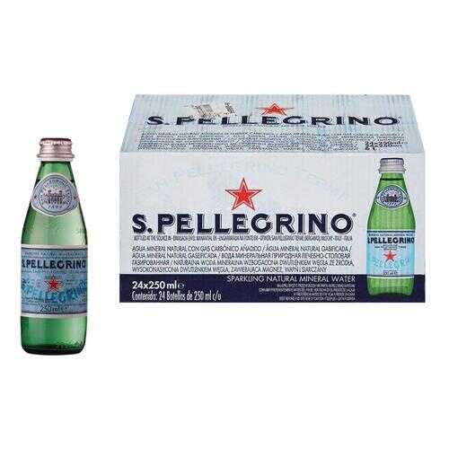 Минеральная вода газ S.Pellegrino 0.5 л стекло по 24 шт в Перекресток